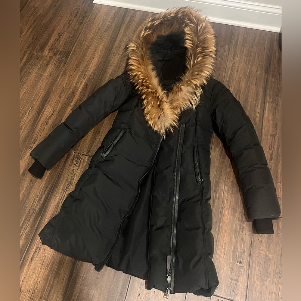Mackage KAY Down coat with natural fur Signature Mackage Collar - Size S
